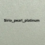 Sirio pearl platinum