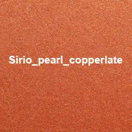 Sirio pearl copperlate